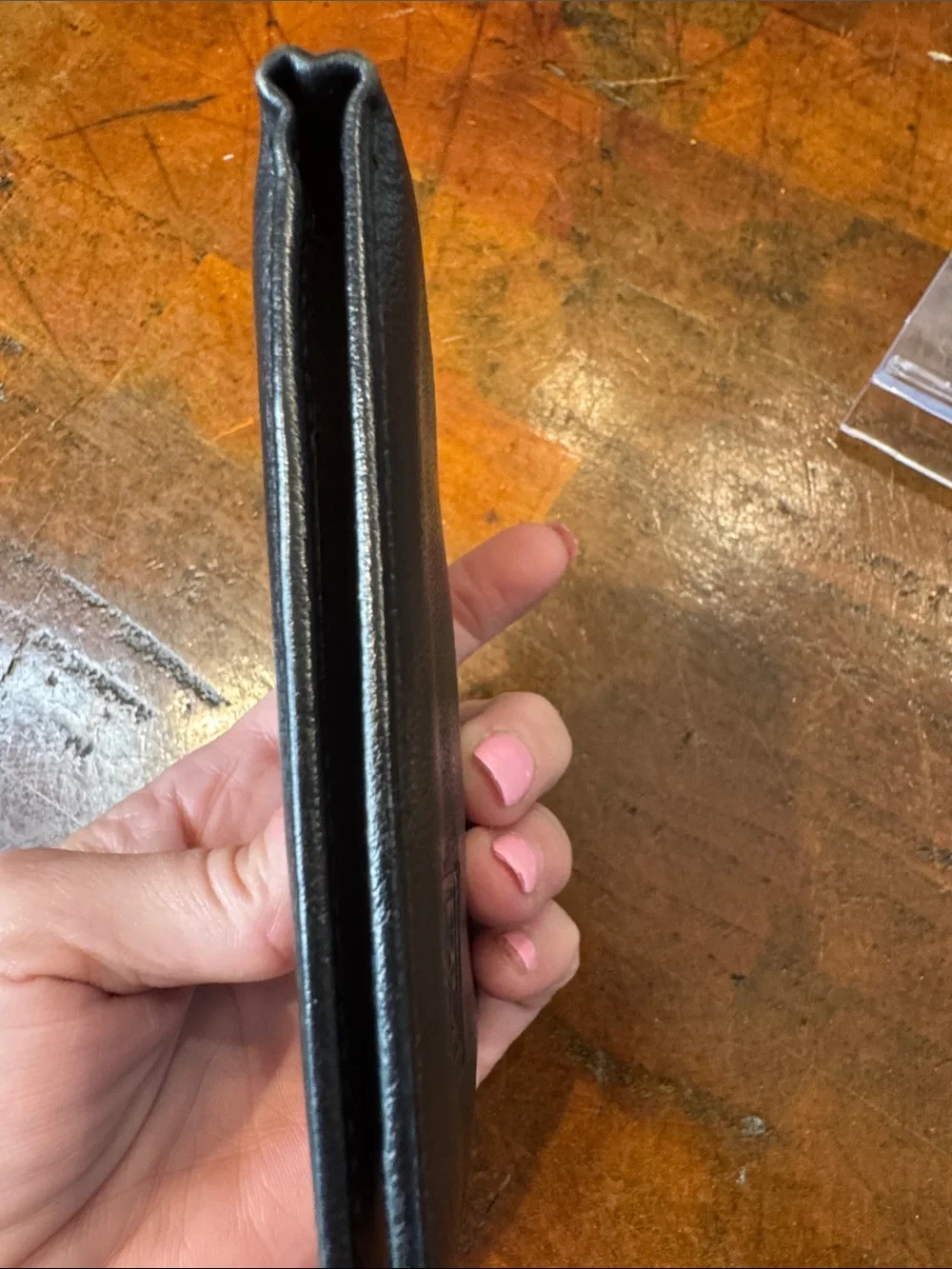 Givenchy Black Leather Wallet with Embossed Logo